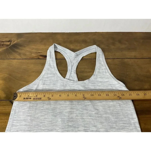 Lululemon Cool Racerback Gray Tank Top - Picture 3 of 6